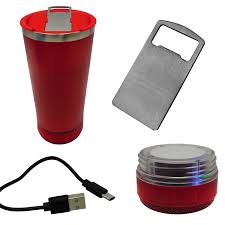 vaso Inteligente 2 en 1 con Parlante Bluetooth – Disfruta Música y Bebidas en Todo Momento